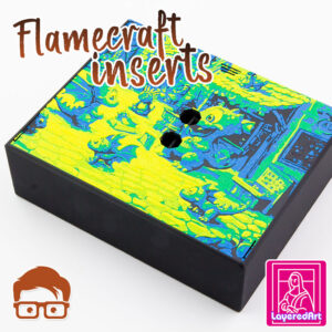 FLAMECRAFT INSERTS / ORGANIZER PLUS 🎁🎁 3 SPECIAL GIFT FOR YOU !! 🎁🎁 BY AM-MEDIA [MULTICOLOR WITH ANY 3D PRINTER]