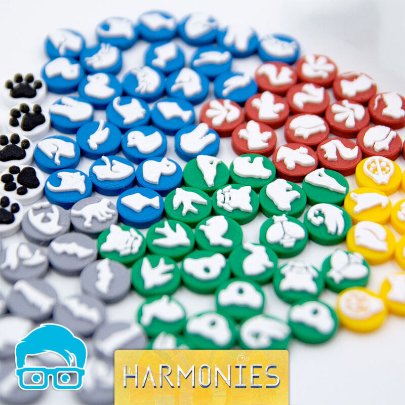 Upgraded animal tokens for Harmonies board game by am-media.biz