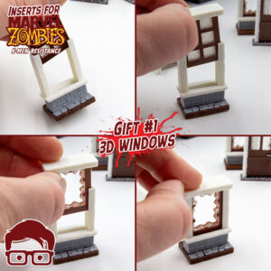 3D printable inserts for Marvel Zombies - X-Men Resistance board game