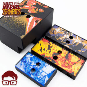 3D printable inserts for Marvel Zombies - X-Men Resistance board game