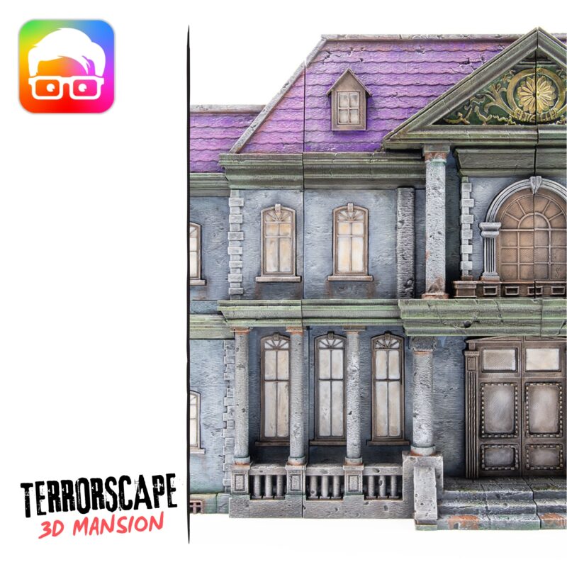 printable haunted mansion for Terrorscape board game