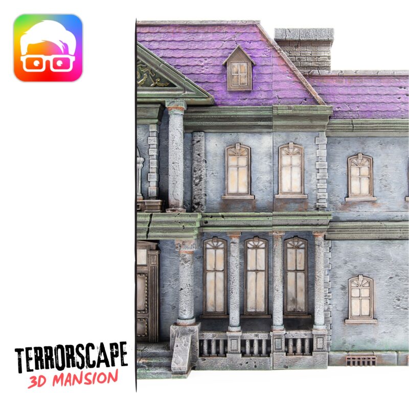 printable haunted mansion for Terrorscape board game