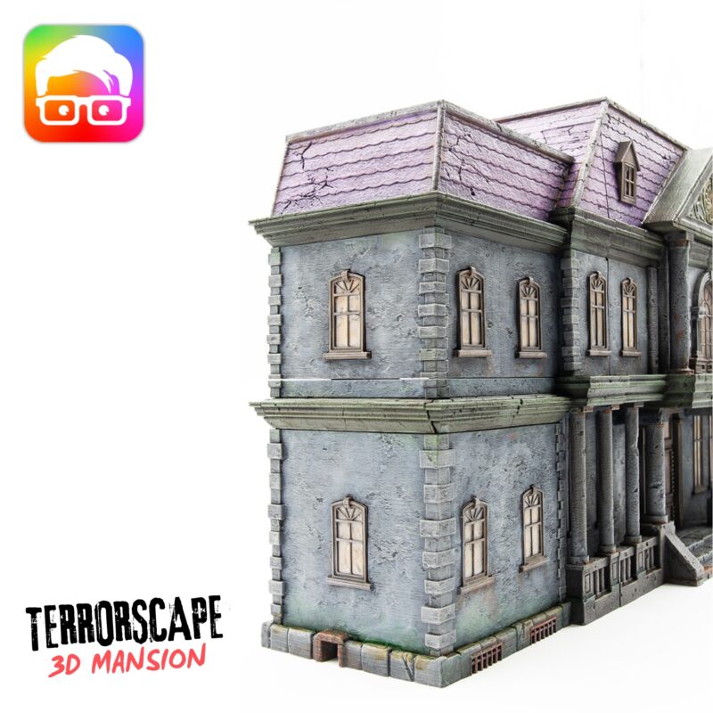 printable haunted mansion for Terrorscape board game