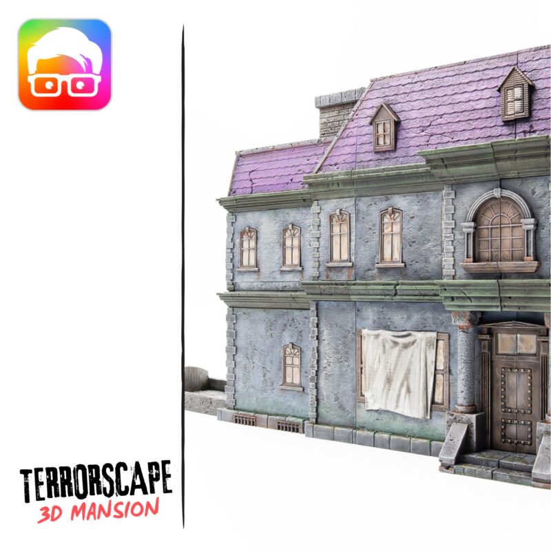 printable haunted mansion for Terrorscape board game