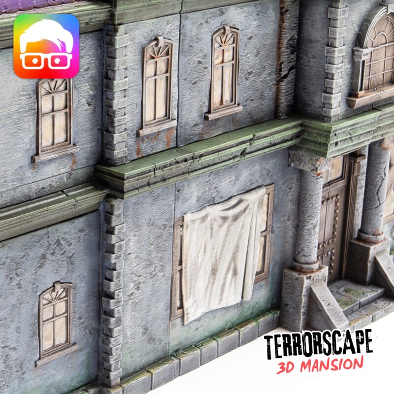 3D printable haunted mansion for Terrorscape board game