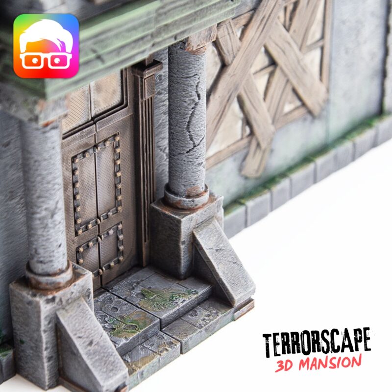 3D printable haunted mansion for Terrorscape board game