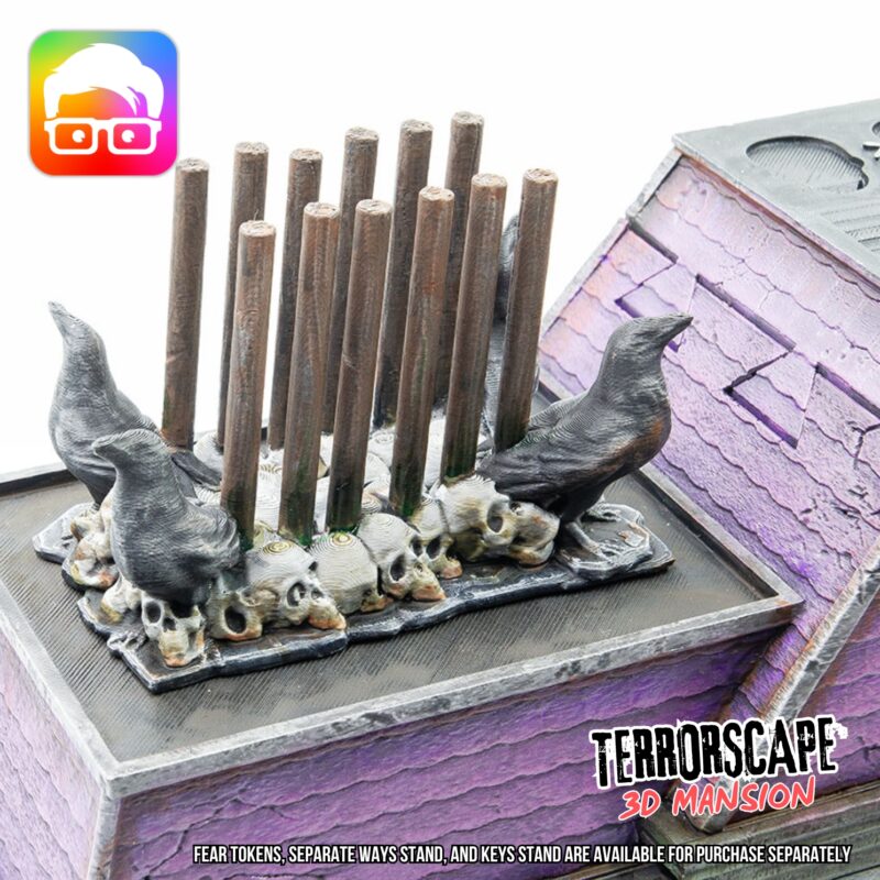 3D printable haunted mansion for Terrorscape board game