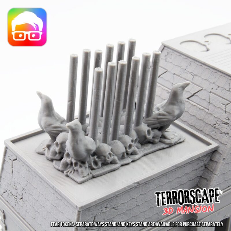 3D printable haunted mansion for Terrorscape board game
