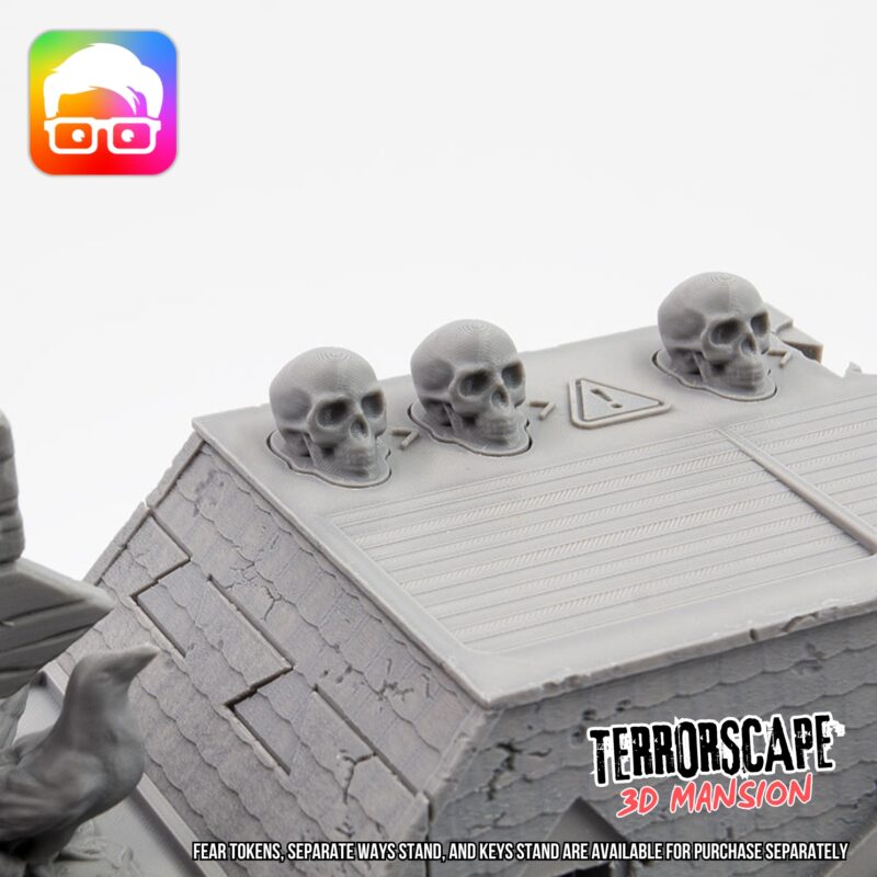 3D printable haunted mansion for Terrorscape board game