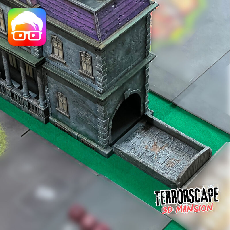 3D printable haunted mansion for Terrorscape board game