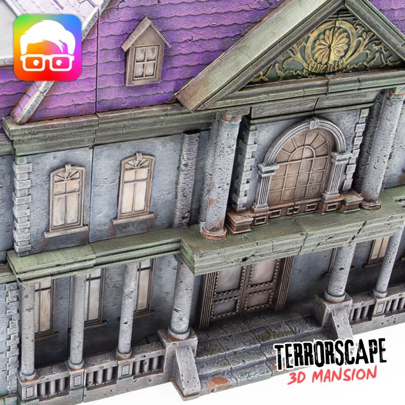 3D printable haunted mansion for Terrorscape board game