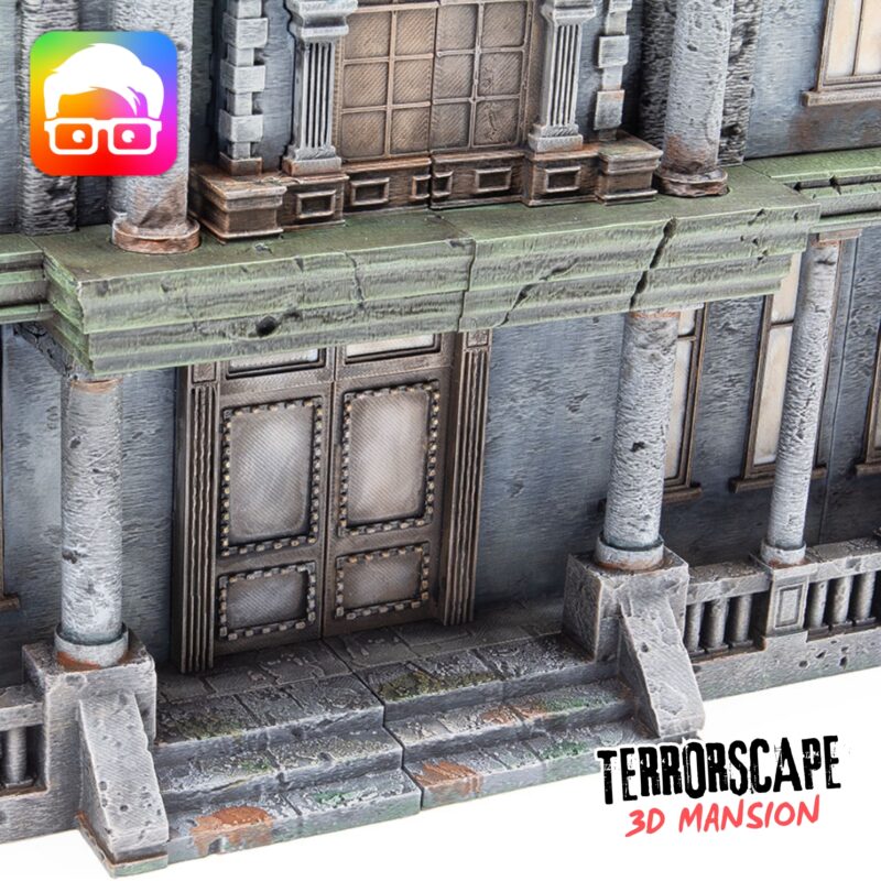 3D printable haunted mansion for Terrorscape board game