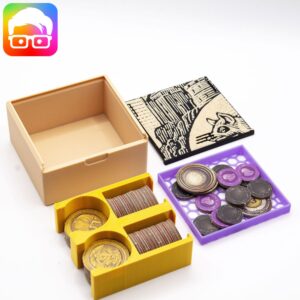 3D printable inserts for the board game DARWIN'S JOURNEY