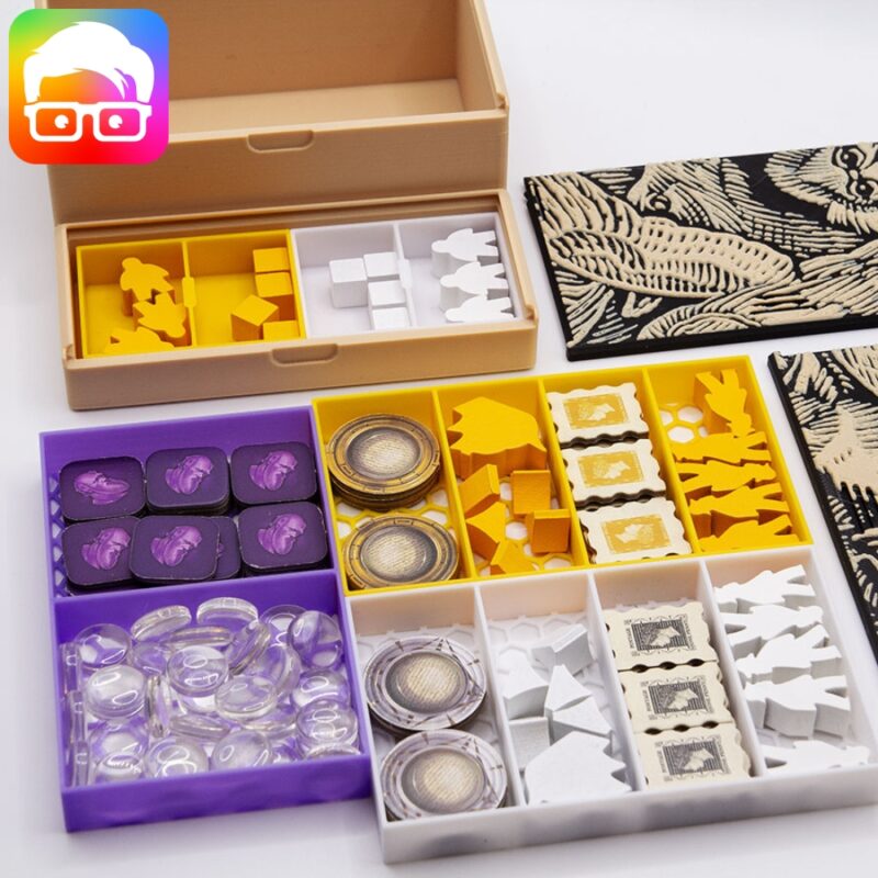 3D printable inserts for the board game DARWIN'S JOURNEY