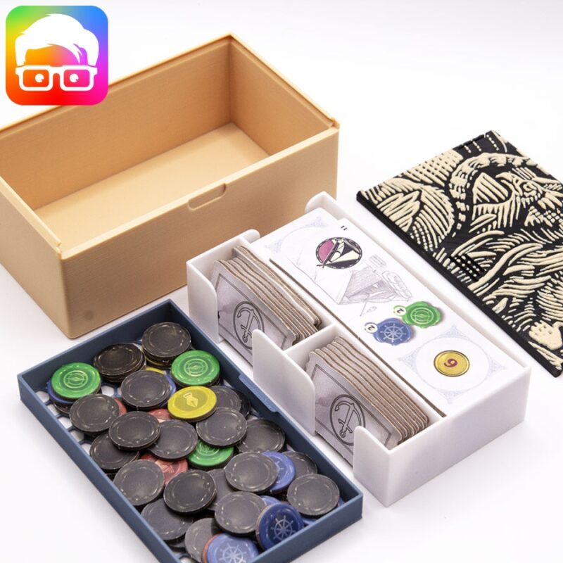 3D printable inserts for the board game DARWIN'S JOURNEY