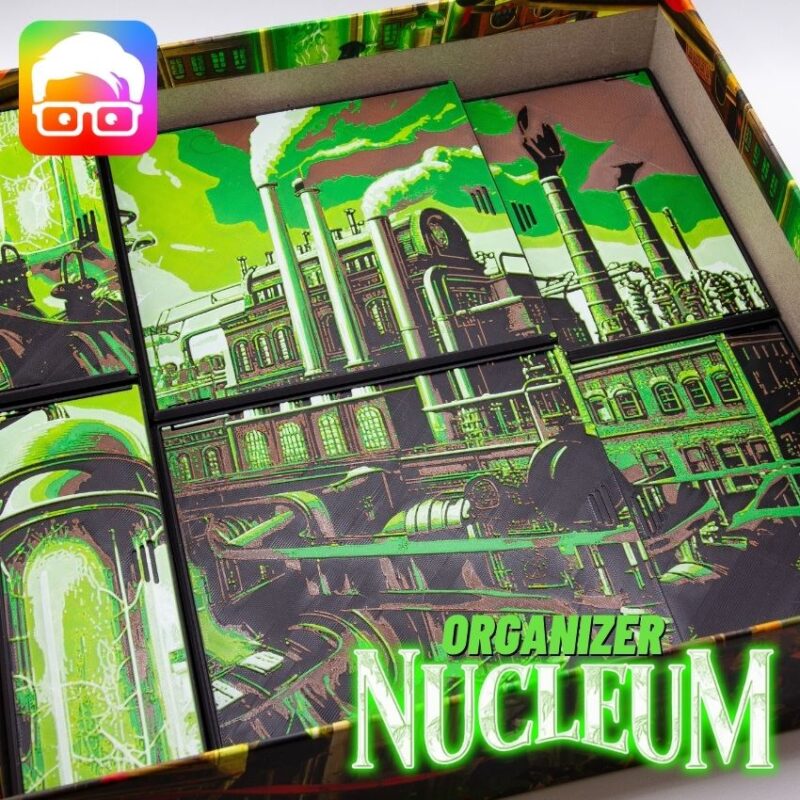 NUCLEUM BOARD GAME INSERTS / ORGANIZER FOR BY AM-MEDIA