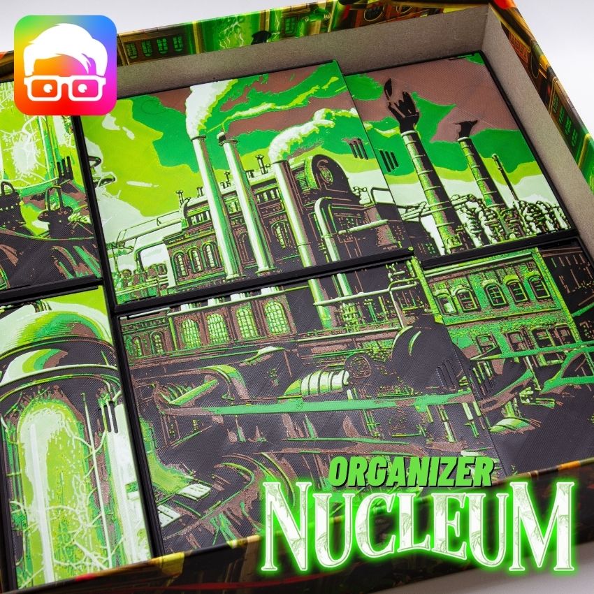 NUCLEUM BOARD GAME INSERTS / ORGANIZER FOR BY AM-MEDIA