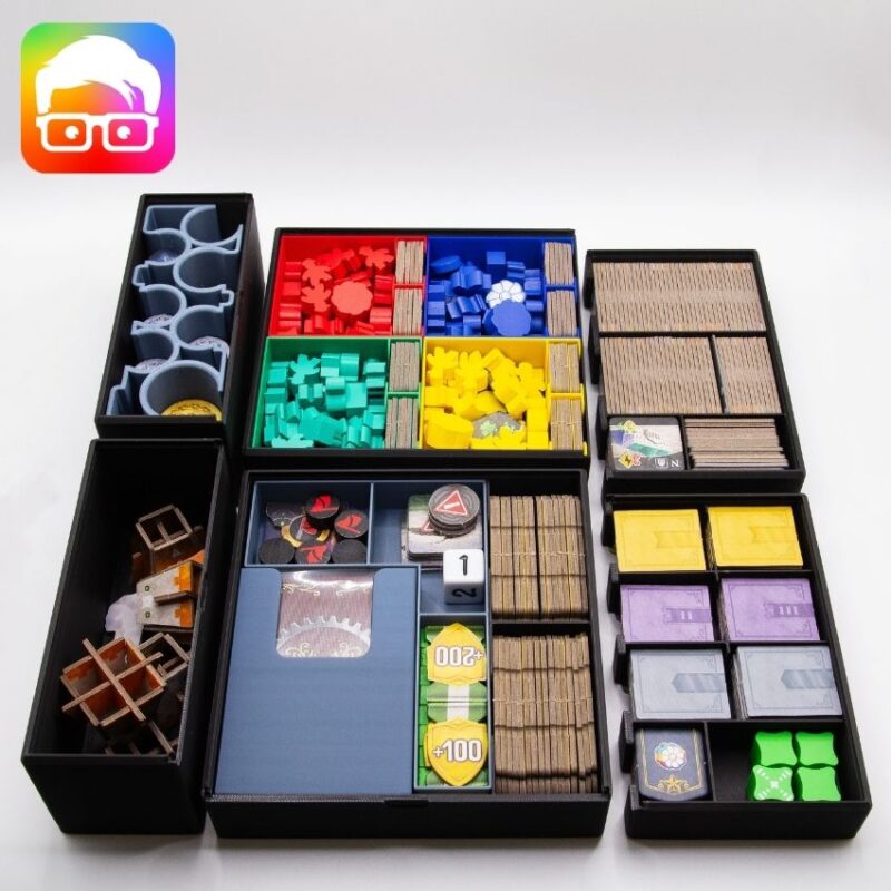 NUCLEUM BOARD GAME INSERTS / ORGANIZER FOR BY AM-MEDIA