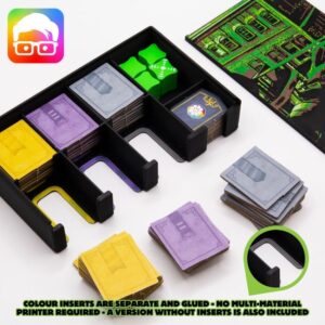 NUCLEUM BOARD GAME INSERTS / ORGANIZER FOR BY AM-MEDIA