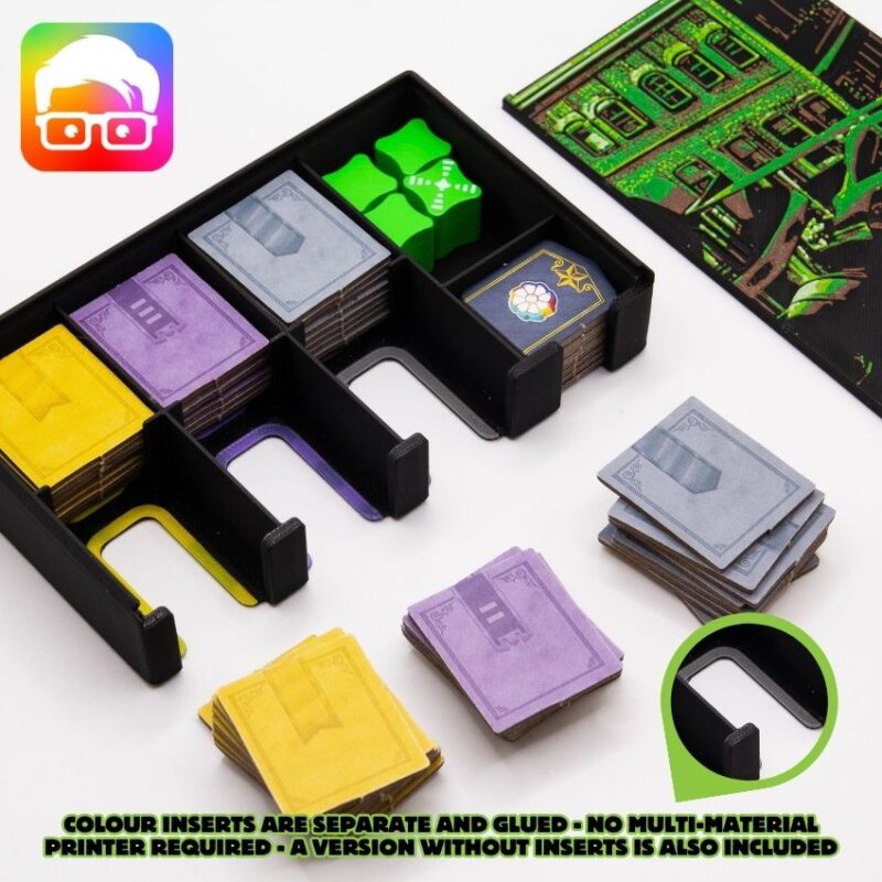 NUCLEUM BOARD GAME INSERTS / ORGANIZER FOR BY AM-MEDIA