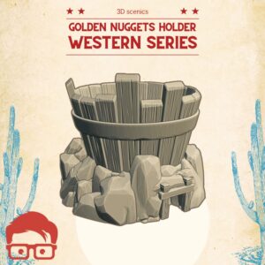 Western Legends Golden nuggets holder SD