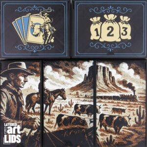GREAT WESTERN TRAIL (2ND ED.) BOARD GAME ORGANIZER BY AM-MEDIA.BIZ [TABLETOP BOARD GAME INSERTS SKU: GWT001]