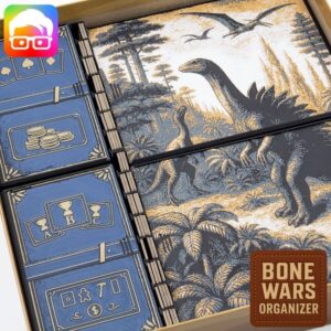 Organizer for Bone Wars board game by @ammedia3d