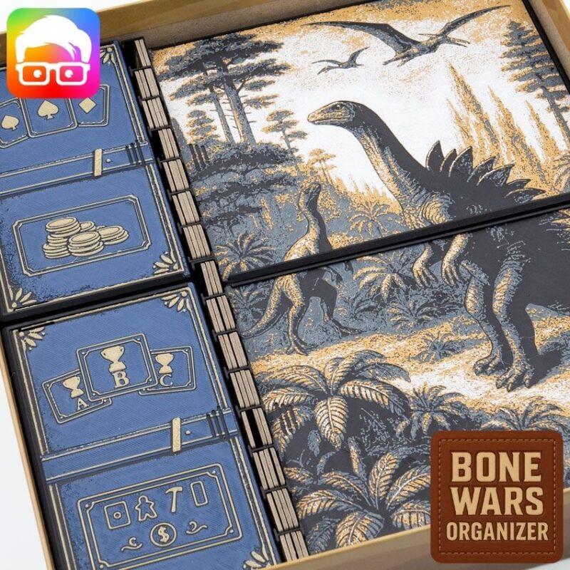Organizer for Bone Wars board game by @ammedia3d