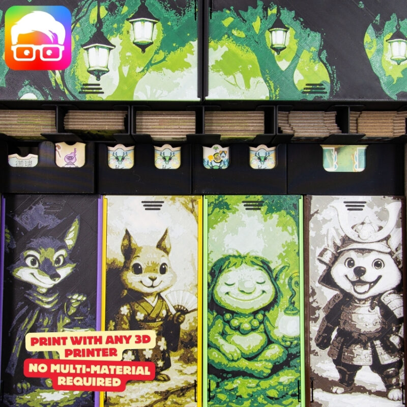 Organizer for BITOKU BOARD GAME by @AMMEDIA3D