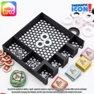 Rising Sun board game organizer by @ammedia3d