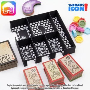 Rising Sun board game organizer by @ammedia3d