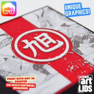 Rising Sun board game organizer by @ammedia3d