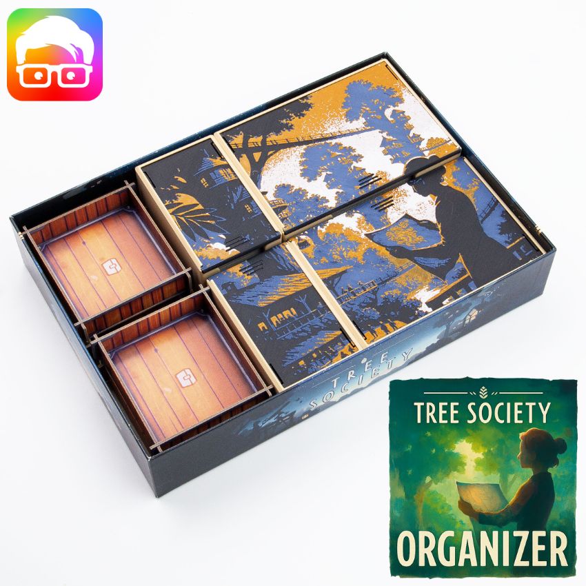 3D printable inserts for the board game Tree Society