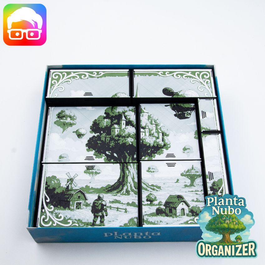 Planta Nubo board game organizer by @ammedia3d [tabletop board game inserts sku: PLNB001]