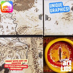 The Lord of the Rings: Duel for Middle-earth board game organizer