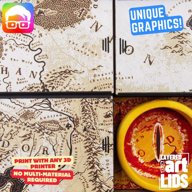 The Lord of the Rings: Duel for Middle-earth board game organizer