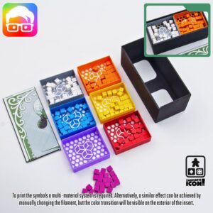 Planta Nubo board game organizer by @ammedia3d [tabletop board game inserts sku: PLNB001]