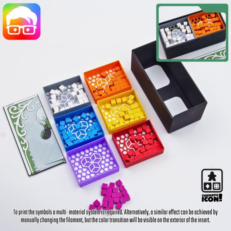 Planta Nubo board game organizer by @ammedia3d [tabletop board game inserts sku: PLNB001]