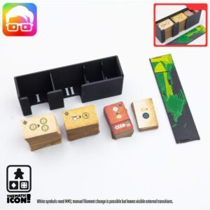 Unconscious Mind inc. Nightmares expansion board game organizer by ammedia3d