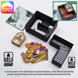 Planta Nubo board game organizer by @ammedia3d [tabletop board game inserts sku: PLNB001]