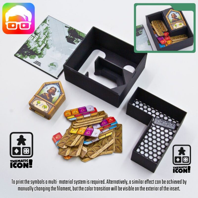 Planta Nubo board game organizer by @ammedia3d [tabletop board game inserts sku: PLNB001]