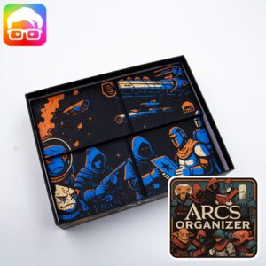 Arcs 3d printable organizer