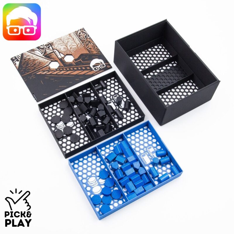 Caylus board game organizer by @ammedia3d