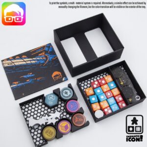 Arcs 3d printable organizer