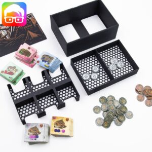 Caylus board game organizer by @ammedia3d
