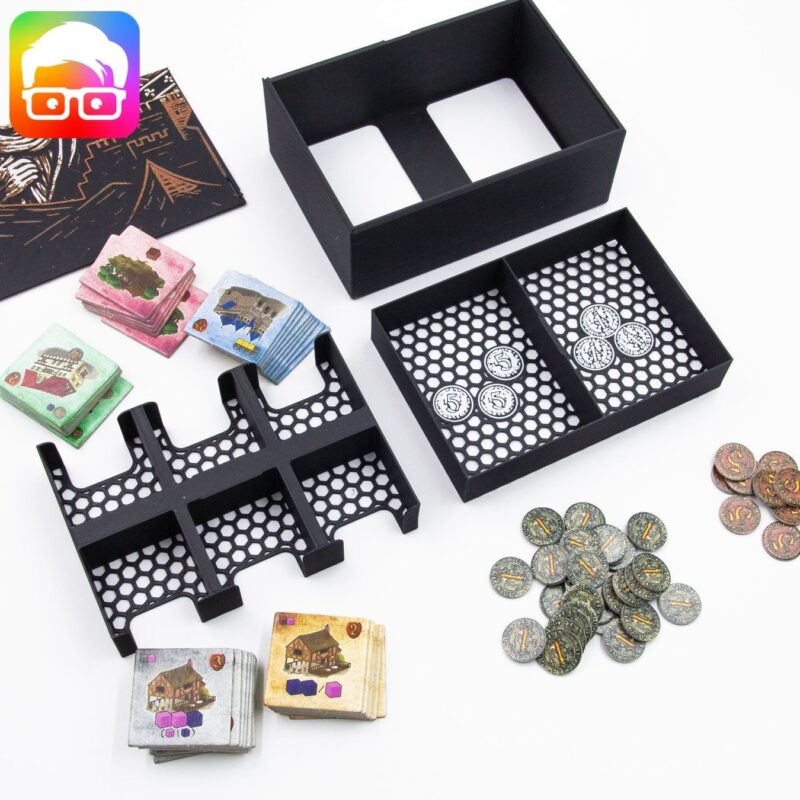 Caylus board game organizer by @ammedia3d