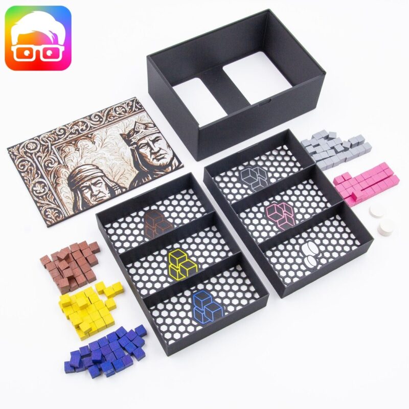 Caylus board game organizer by @ammedia3d