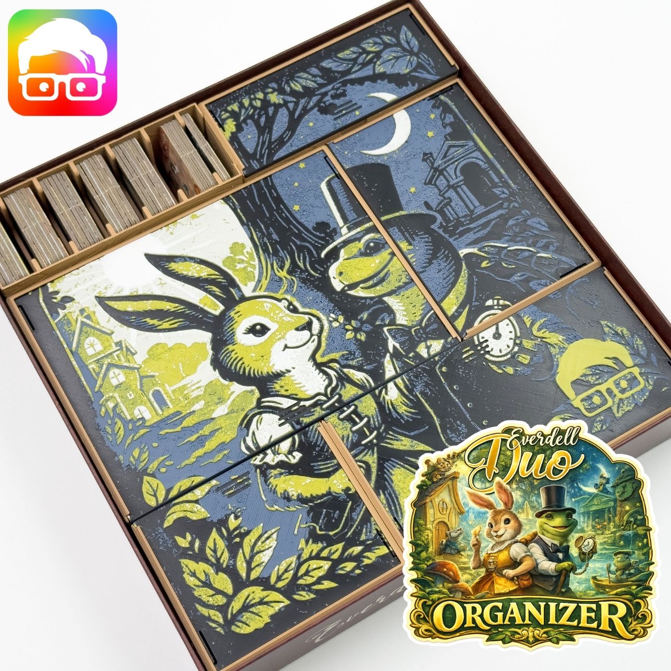 Everdell DUO organizer by @ammedia3d
