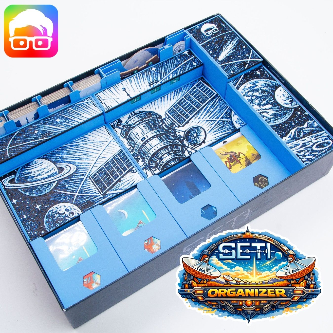 SETI 3d printable organizer