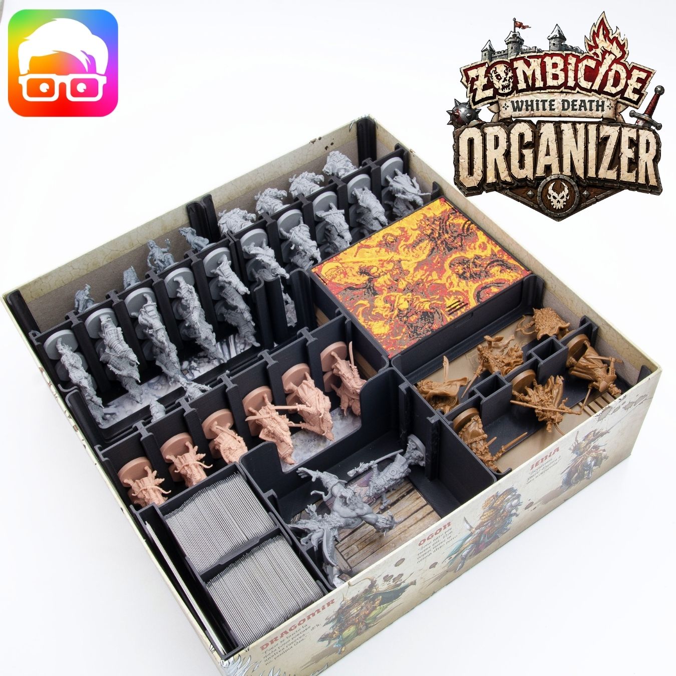Zombicide: White Death 3D printable organizer